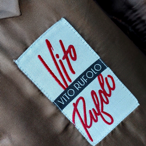 Vito Rufalo Men's Luxury Houndstooth Blazer w/Fabric by Lanificio Di Pray - Picture 6 of 17